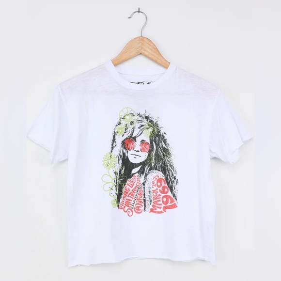 Janis Joplin Fillmore West White Burnout Graphic Tee.
Retro Brand NWT. - Picture 5 of 5